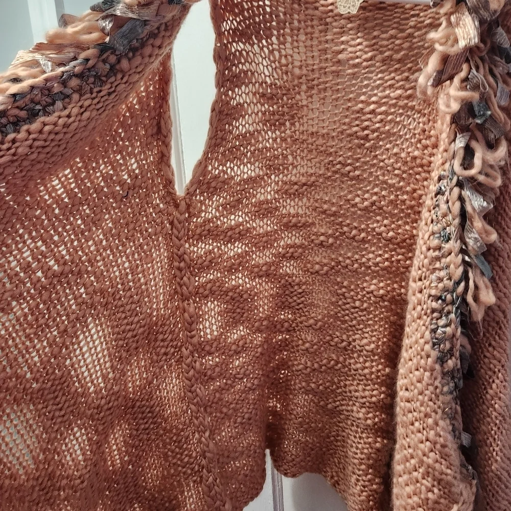 Forever 21 Textured Knit Vest in Brown